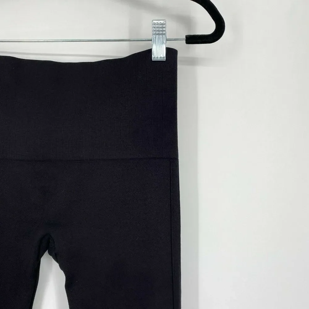 Spanx Look At Me Now Shaping Seamless Crop Leggings High Rise Black Size Medium - Picture 7 of 10